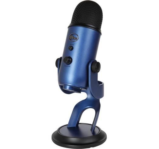 Logitech Blue Yeti USB Microphone, 120 dB Sensitivity, Corded USB, For Podcasting / Streaming / ASMR & More, Broadcast Quality 48 kHz / 16-Bit Audio, Midnight Blue - eBuy UAE